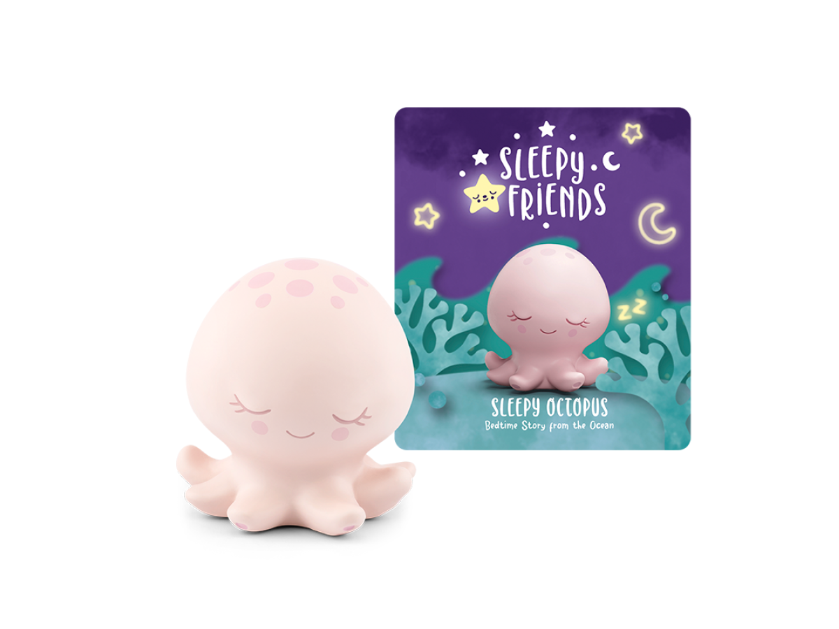 Sleepy Octopus: Bedtime Story from the Ocean Tonie audio figurine with content illustration
