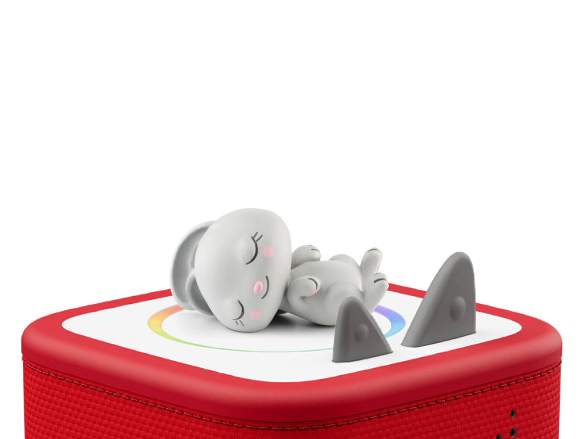 Sleepy Rabbit: Classical Music from the Sleepy Forest on a red Toniebox 2 ready to play audio stories and songs