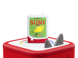 David Walliams: Slime Book Tonie on a red Toniebox 2 ready to play audio stories and songs