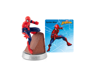 Marvel Spider Man Tonie audio figurine with content illustration