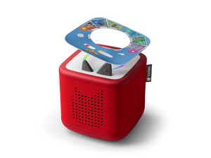 Tonieplay-Spider_Man Disc on red Toniebox 2 an audio player for kids