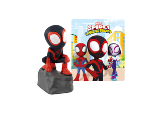 Marvel's Spidey and His Amazing Friends: Spin Tonie audio figurine with content illustration