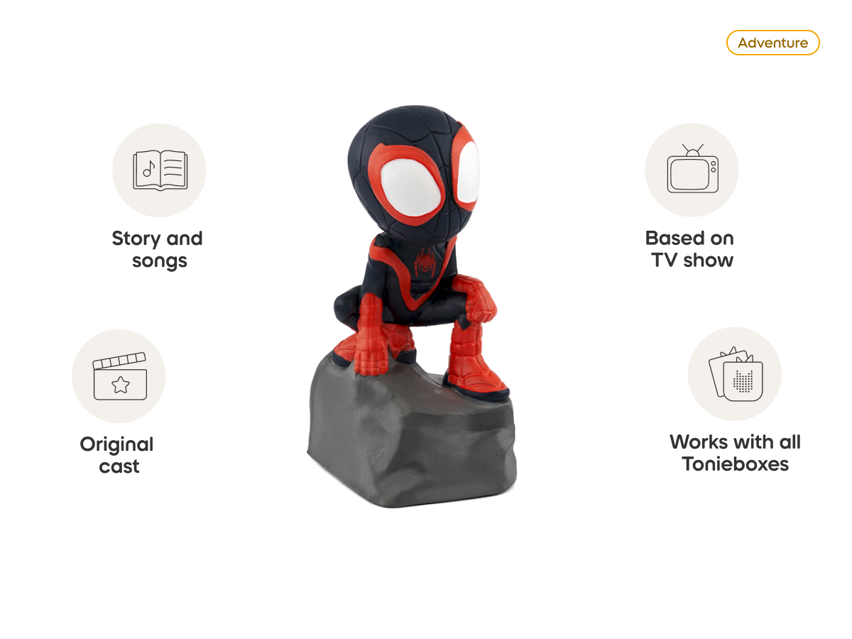 Marvel's Spidey and His Amazing Friends: Spin Tonie audio figurine, inspiring audio journeys and imaginative play