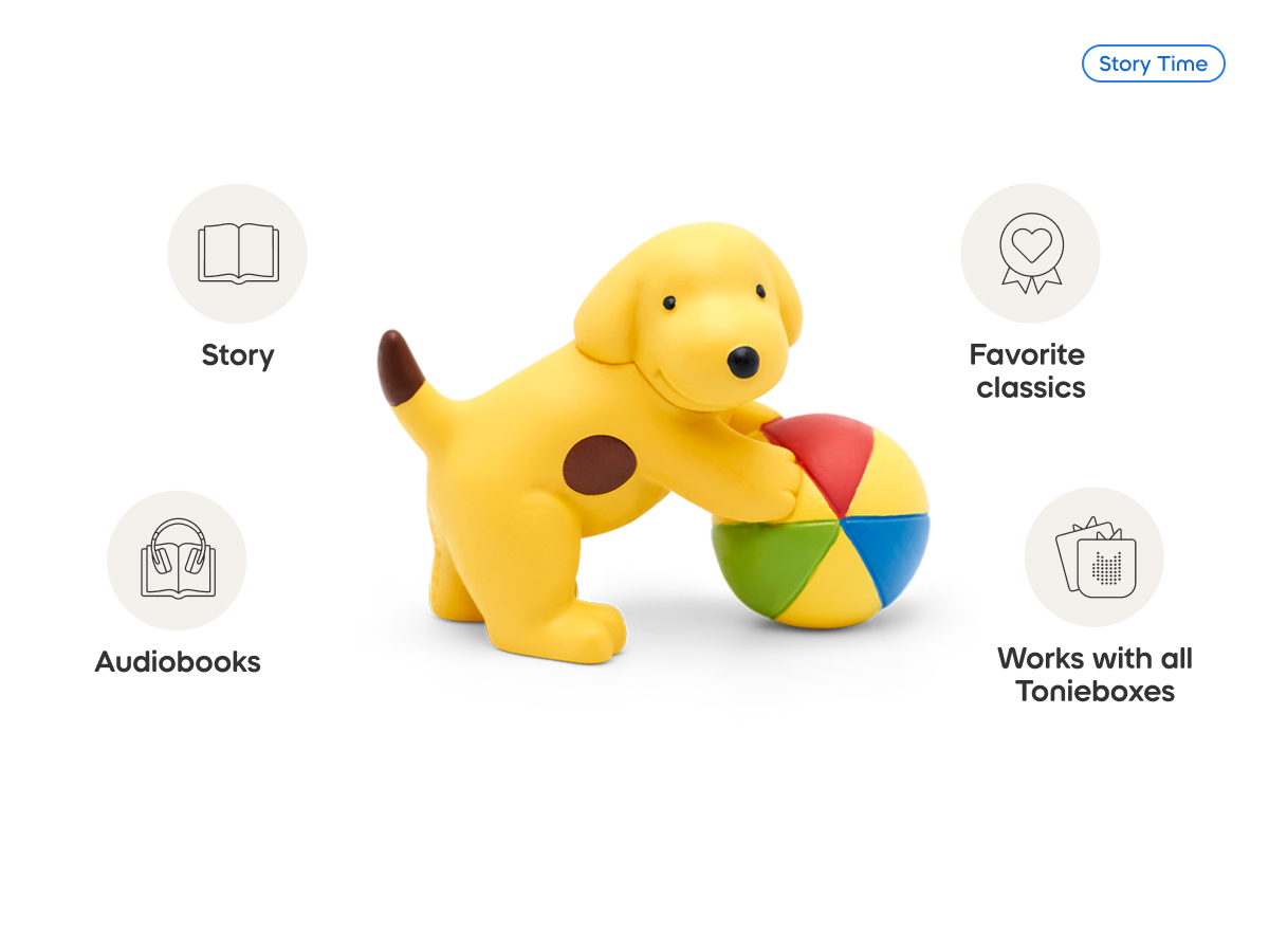 Spot's Fun with Friends Tonie audio figurine, inspiring audio journeys and imaginative play