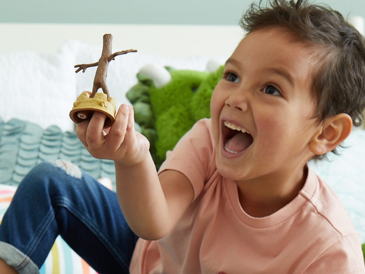 Child Playing With Julia Donaldson: Stick Man Tonie