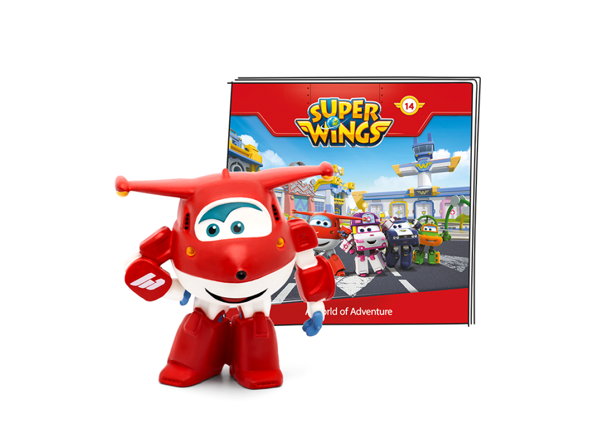 Super Wings: A World of Adventure Tonie audio figurine with content illustration