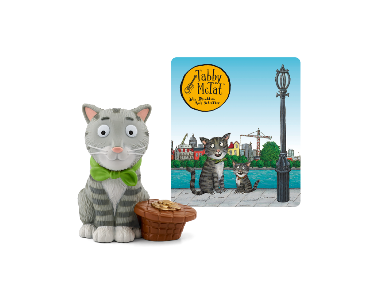 Tabby McTat Tonie audio figurine with content illustration
