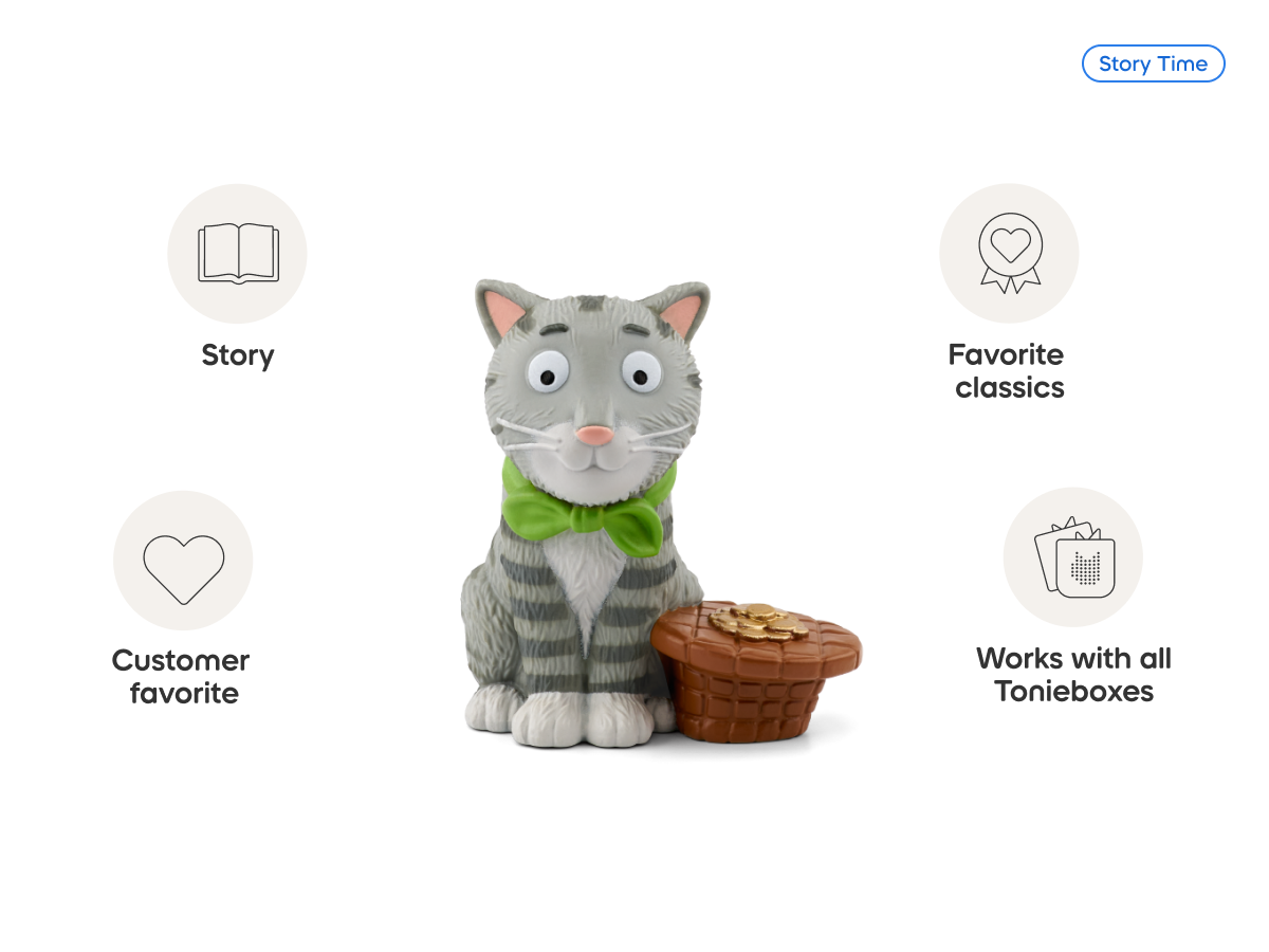 Tabby McTat Tonie audio figurine from the story time category, inspiring audio journeys and imaginative play