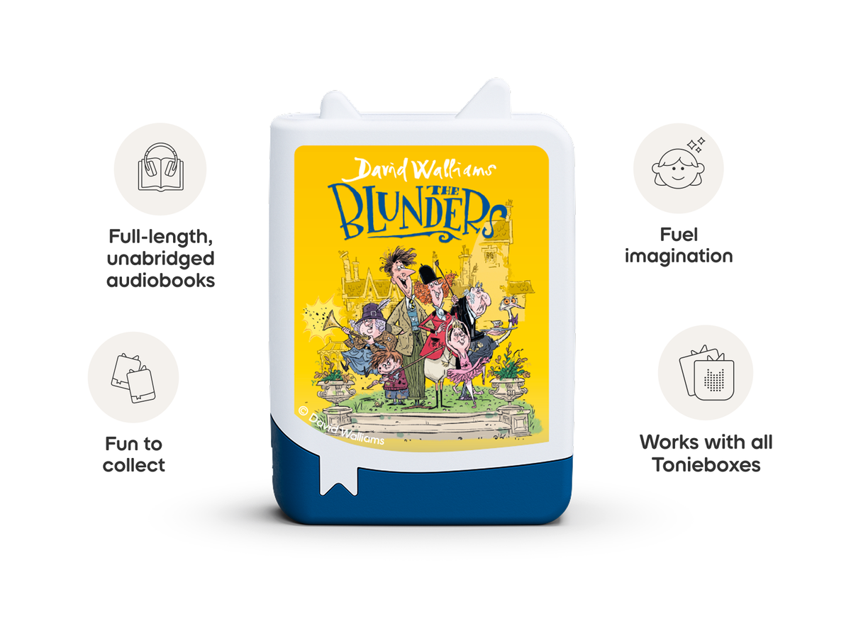 David Walliams: The Blunders Book Tonie audio figurine inspiring audio journeys and imaginative play