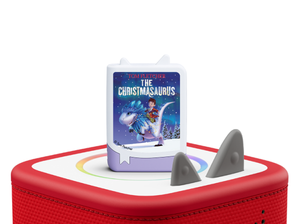 Tom Fletcher: The Christmasaurus Book Tonie on a red Toniebox 2 ready to play audio stories and songs