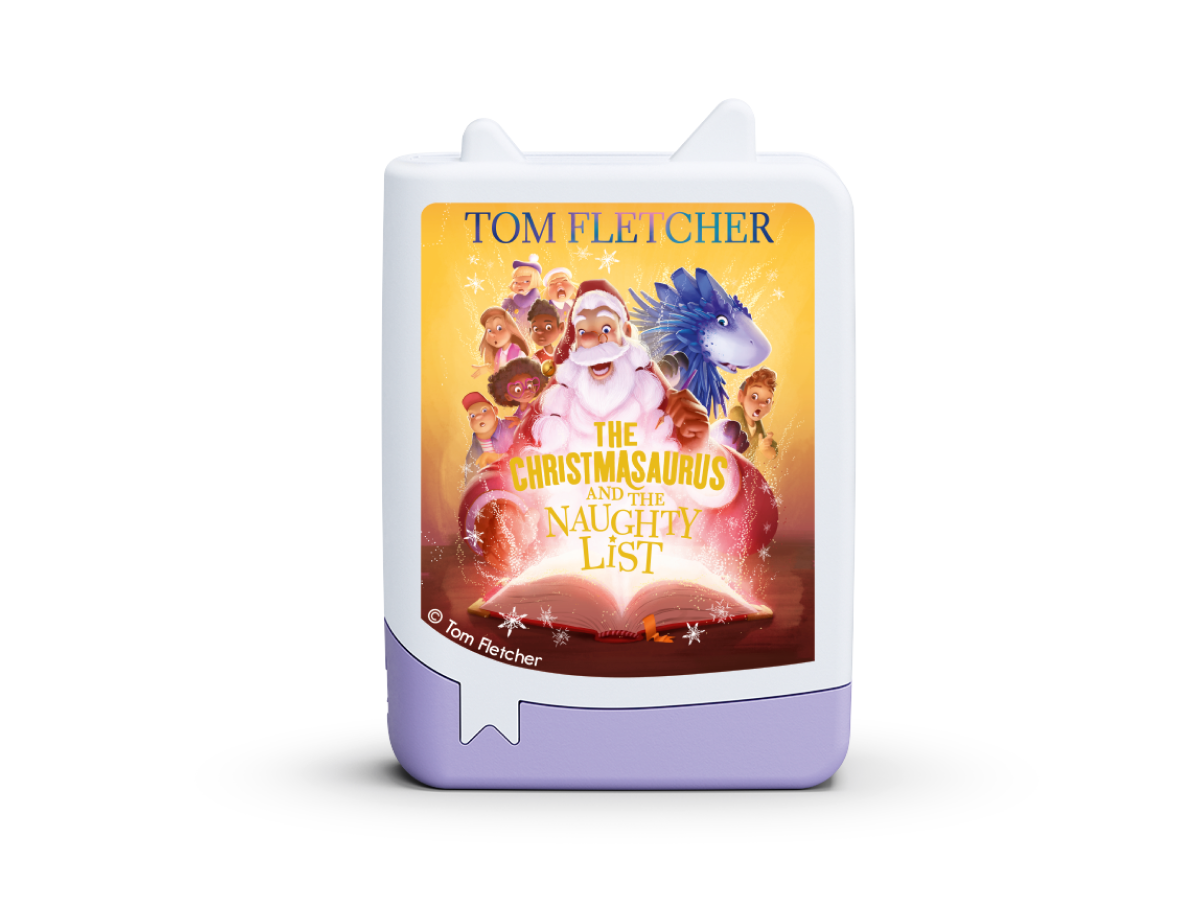 Tom Fletcher: The Christmasaurus and the Naughty List Book Tonie audio figurine for the Toniebox, which plays audio content