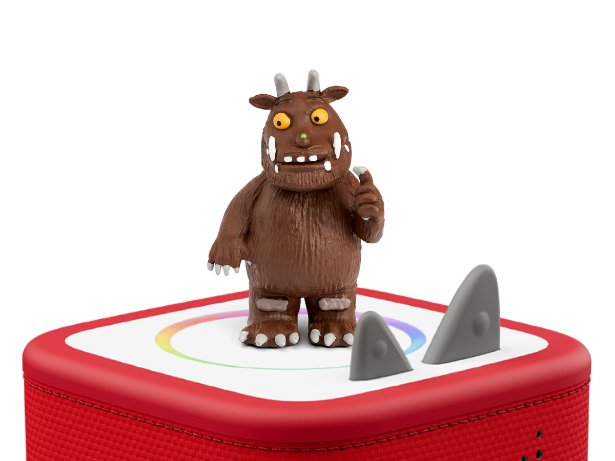 Julia Donaldson: The Gruffalo Tonie on a red Toniebox 2 ready to play audio stories and songs