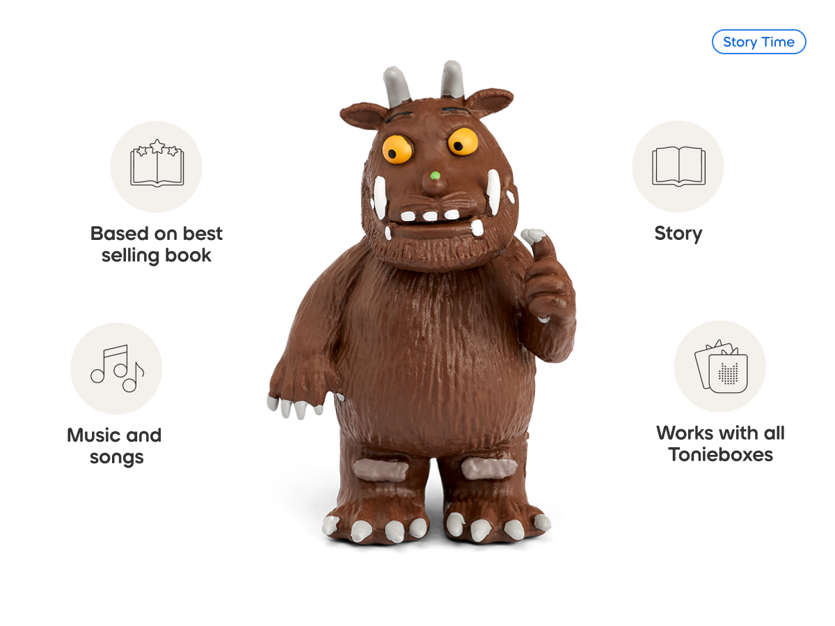 Julia Donaldson: The Gruffalo Tonie audio figurine, inspiring audio journeys and imaginative play