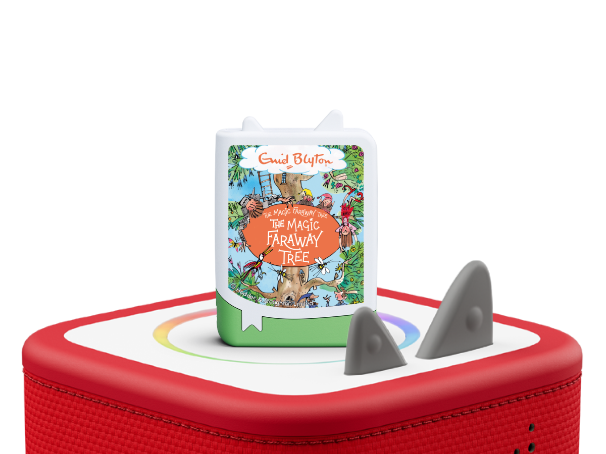 Enid Blyton: The Magic Faraway Tree Book Tonie on a red Toniebox 2 ready to play audio stories and songs