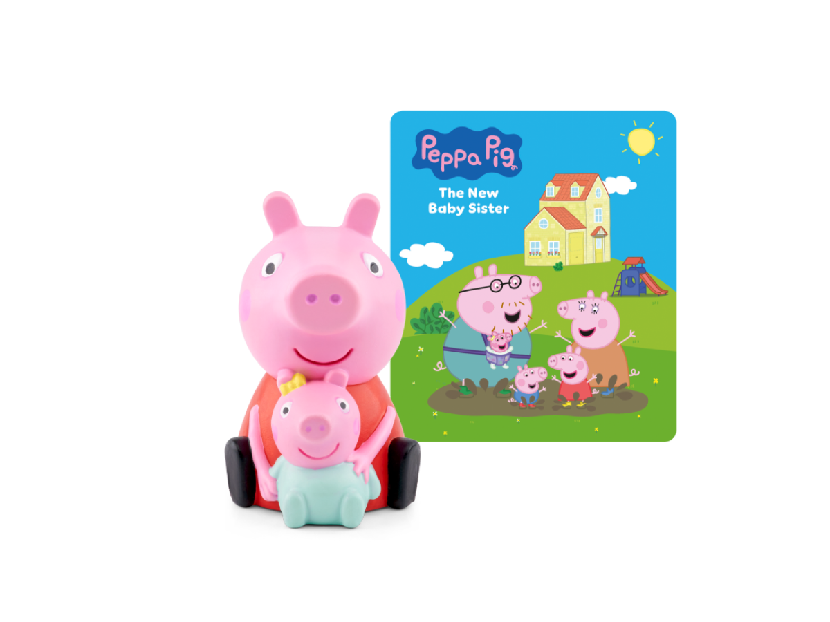 Peppa Pig- The New Baby Sister Tonie audio figurine with content illustration