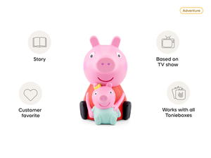 Peppa Pig- The New Baby Sister Tonie audio figurine from the adventure category, inspiring audio journeys and imaginative play