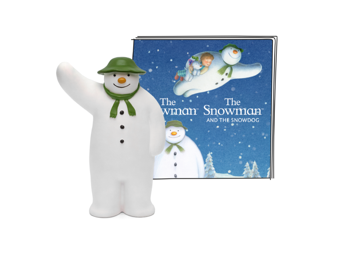 The Snowman & the Snow Dog Tonie audio figurine with content illustration
