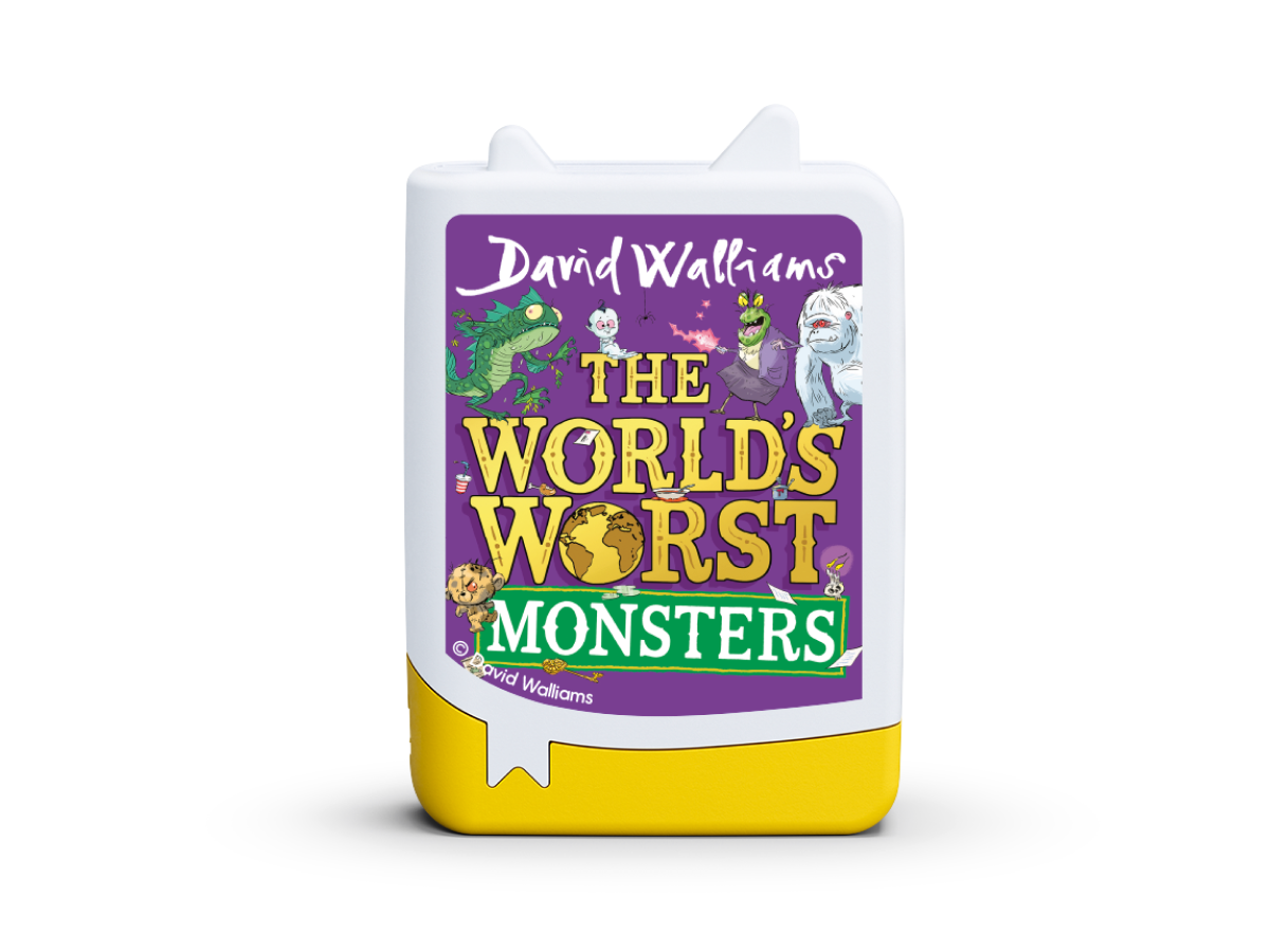 David Walliams: The World's Worst Monsters Book Tonie audio figurine for the Toniebox, which plays audio content