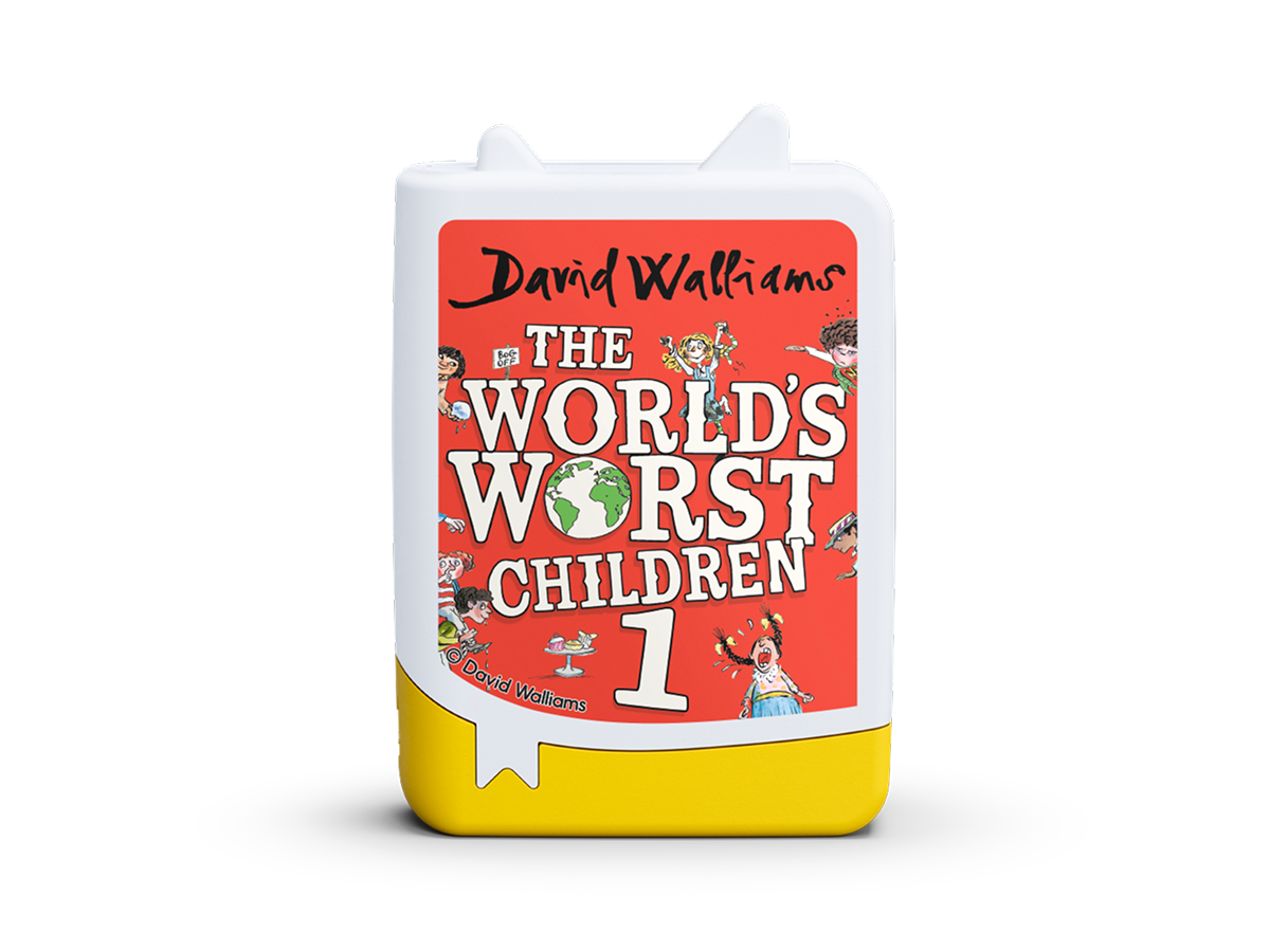 David Walliams: The Worlds Worst Children 1 Book Tonie audio figurine for the Toniebox, which plays audio content