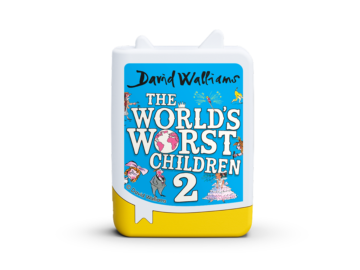 David Walliams: The Worlds Worst Children 2 Book Tonie audio figurine for the Toniebox, which plays audio content