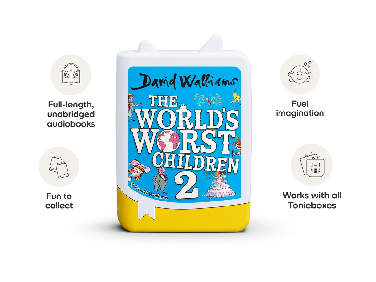 David Walliams: The Worlds Worst Children 2 Book Tonie audio figurine inspiring audio journeys and imaginative play