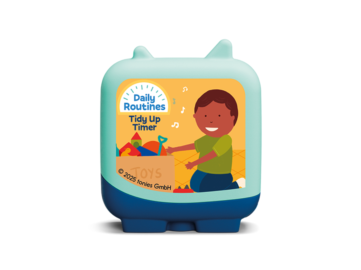 Daily Routines Tidy Up Timer Audio Clever Tonie Set for the Toniebox, which plays audio content