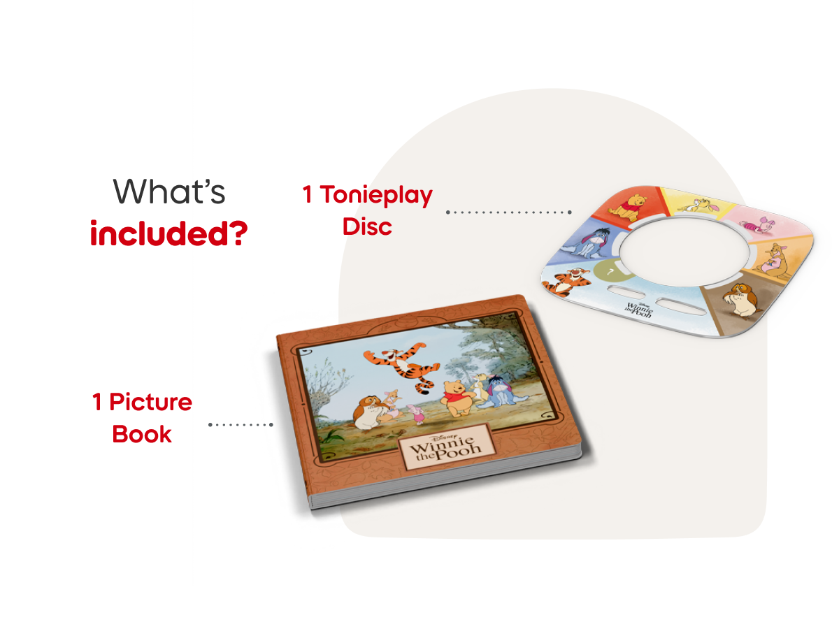 Disney Winnie The Pooh - Tigger's Mix-Up Fix-Up Tonieplay disc includes 1 disc and picture book