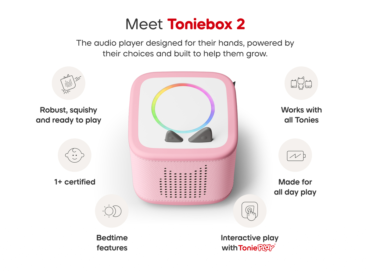 Toniebox 2 Gabby's Dollhouse Bundle - Cloud Pink