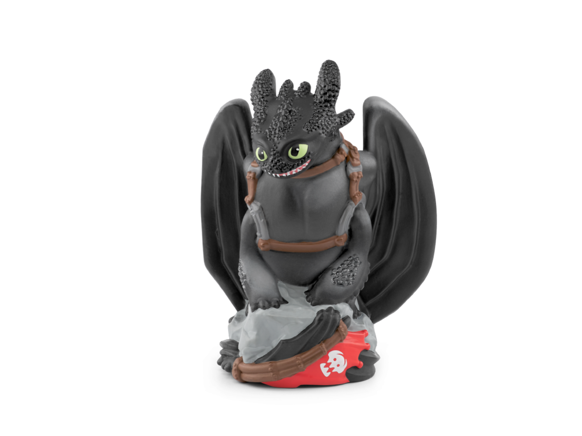 How to Train Your Dragon: Toothless Tonie audio figurine for the Toniebox, which plays audio content