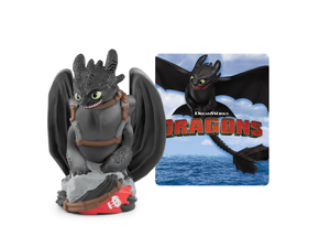 How to Train Your Dragon: Toothless Tonie audio figurine with content illustration