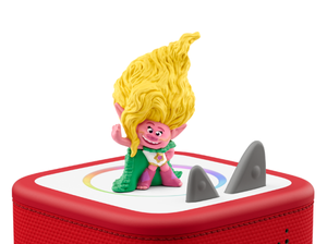 Trolls: Viva Tonie on a red Toniebox 2 ready to play audio stories and songs