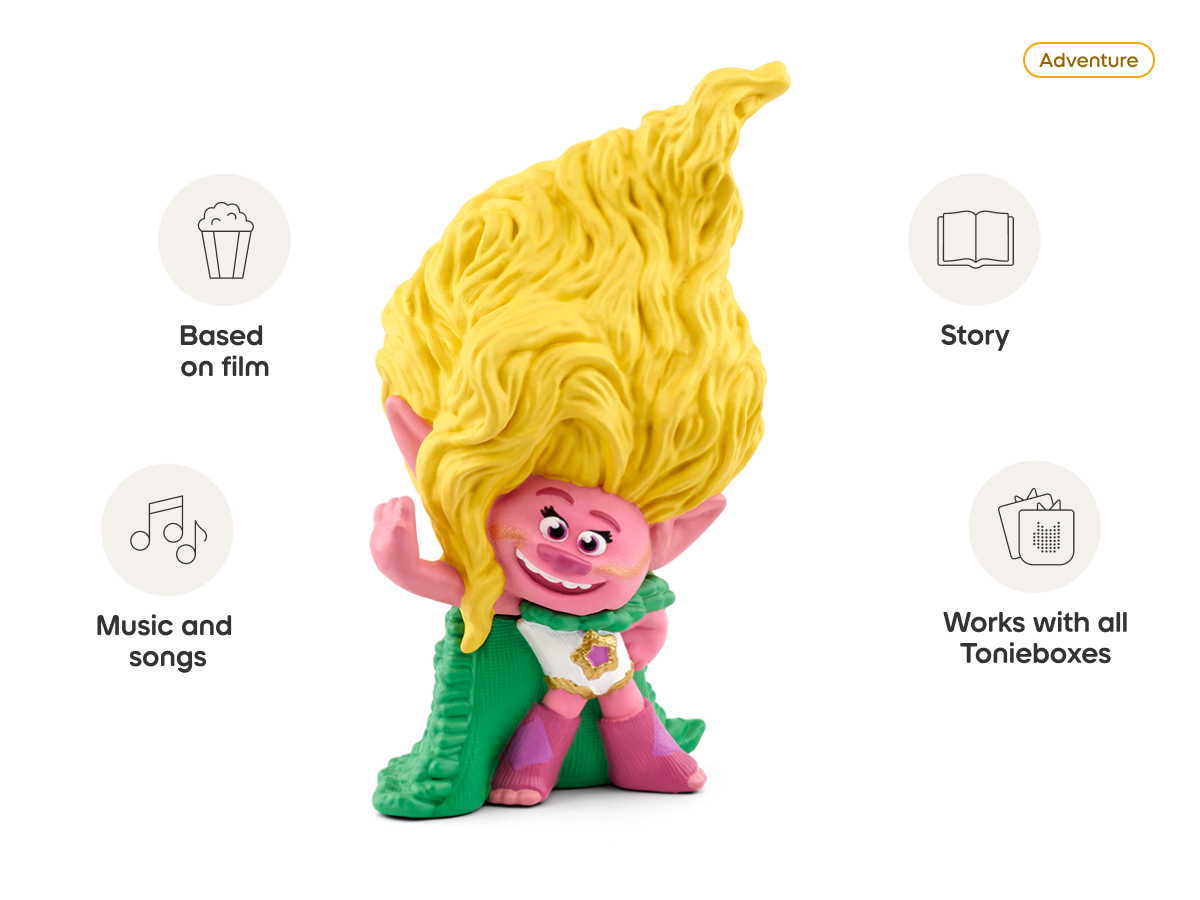 Trolls: Viva Tonie audio figurine, inspiring audio journeys and imaginative play