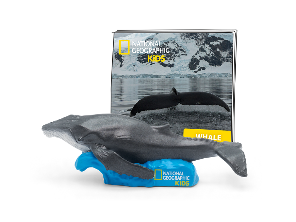 National Geographic Kids: Whale Tonie audio figurine with content illustration