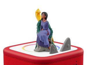 Disney Wish Tonie on a red Toniebox 2 ready to play audio stories and songs