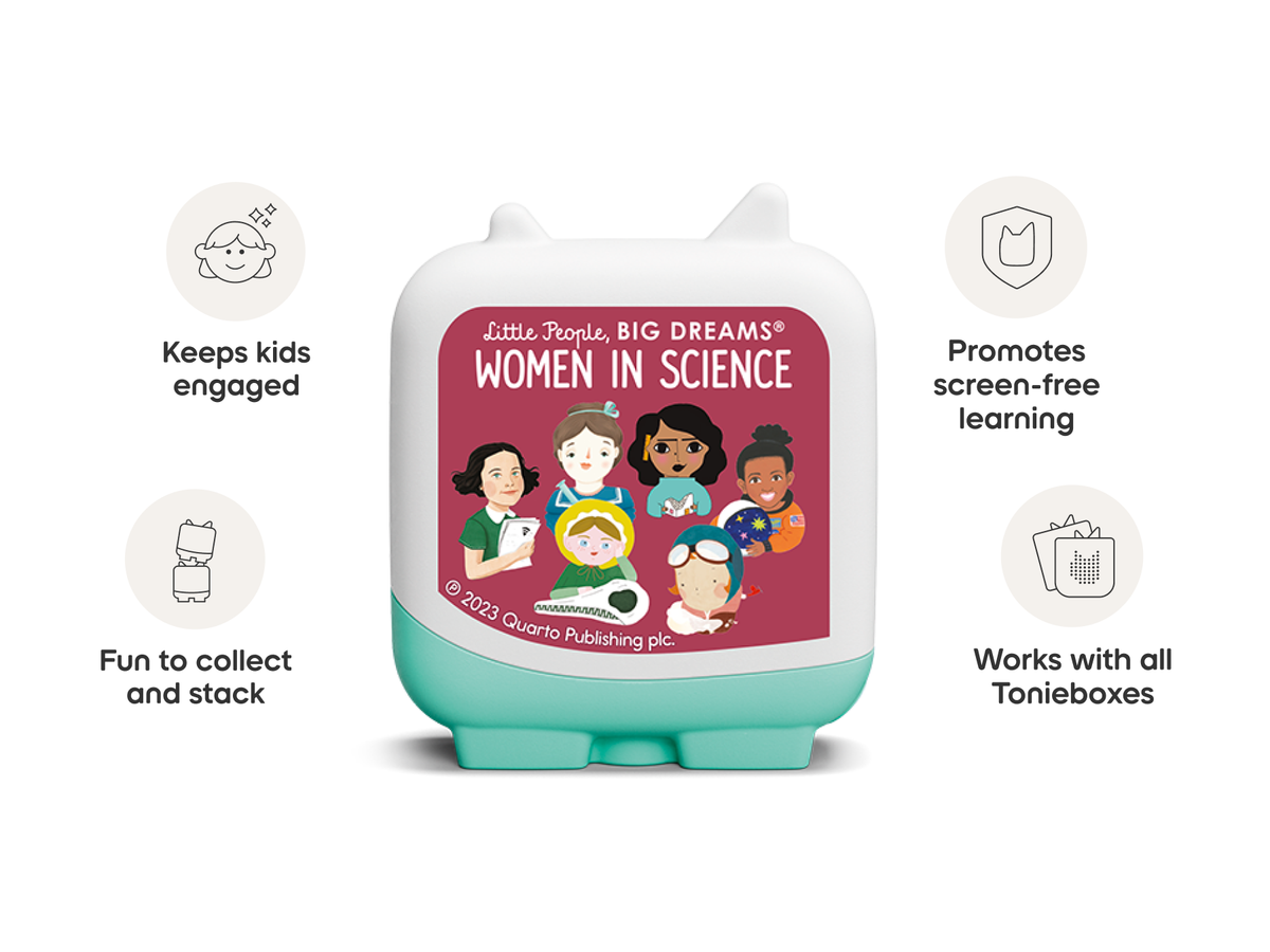 Little People, Big Dreams: Women in Science Clever Tonie audio figurine, inspiring audio journeys and imaginative play