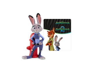 Disney Zootropolis Tonie audio figurine with content illustration
